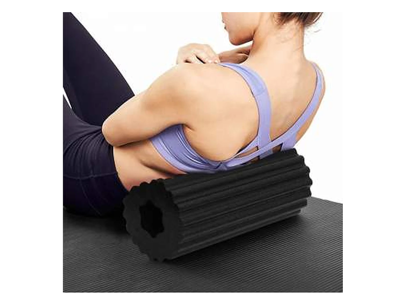 Yoga foam roller and exercise foam tube (EPP density 30-45 g/L for compression resilience)