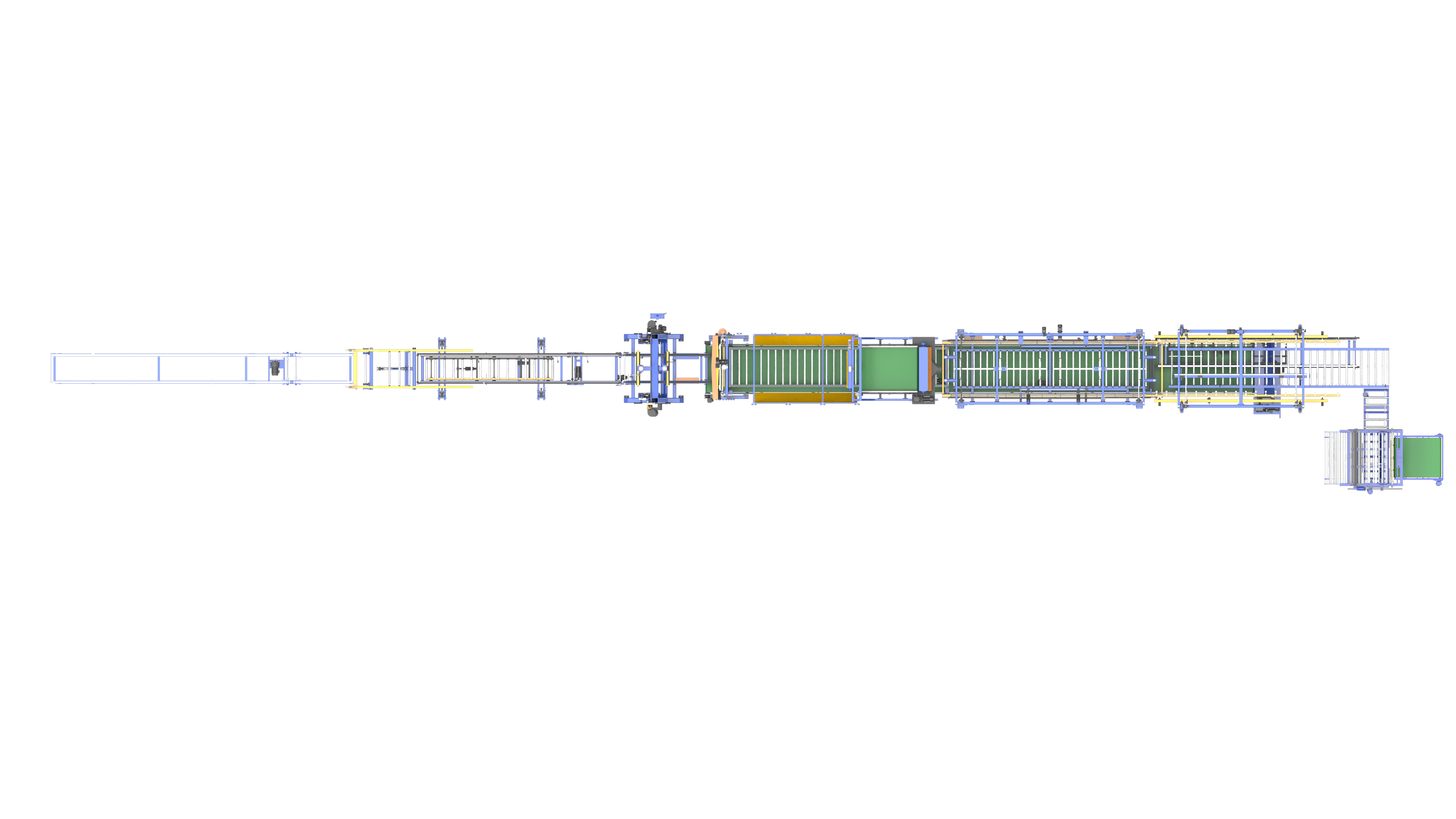 Backup or secondary cutting line in larger factories for handling overflow sheet orders