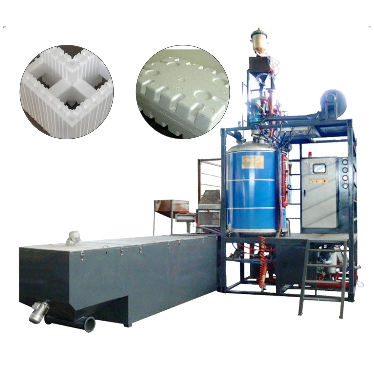 PE-1200 Batch Pre-Expander - EPS machinery manufacturer