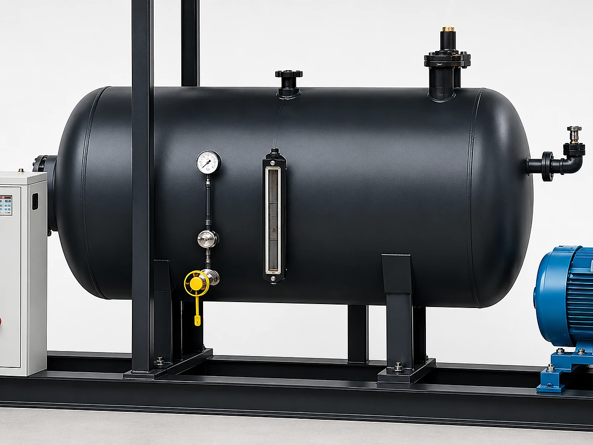 3. Air Receiver Tank (Negative-Pressure Feeding, Ø280mm Hydraulic Injector)