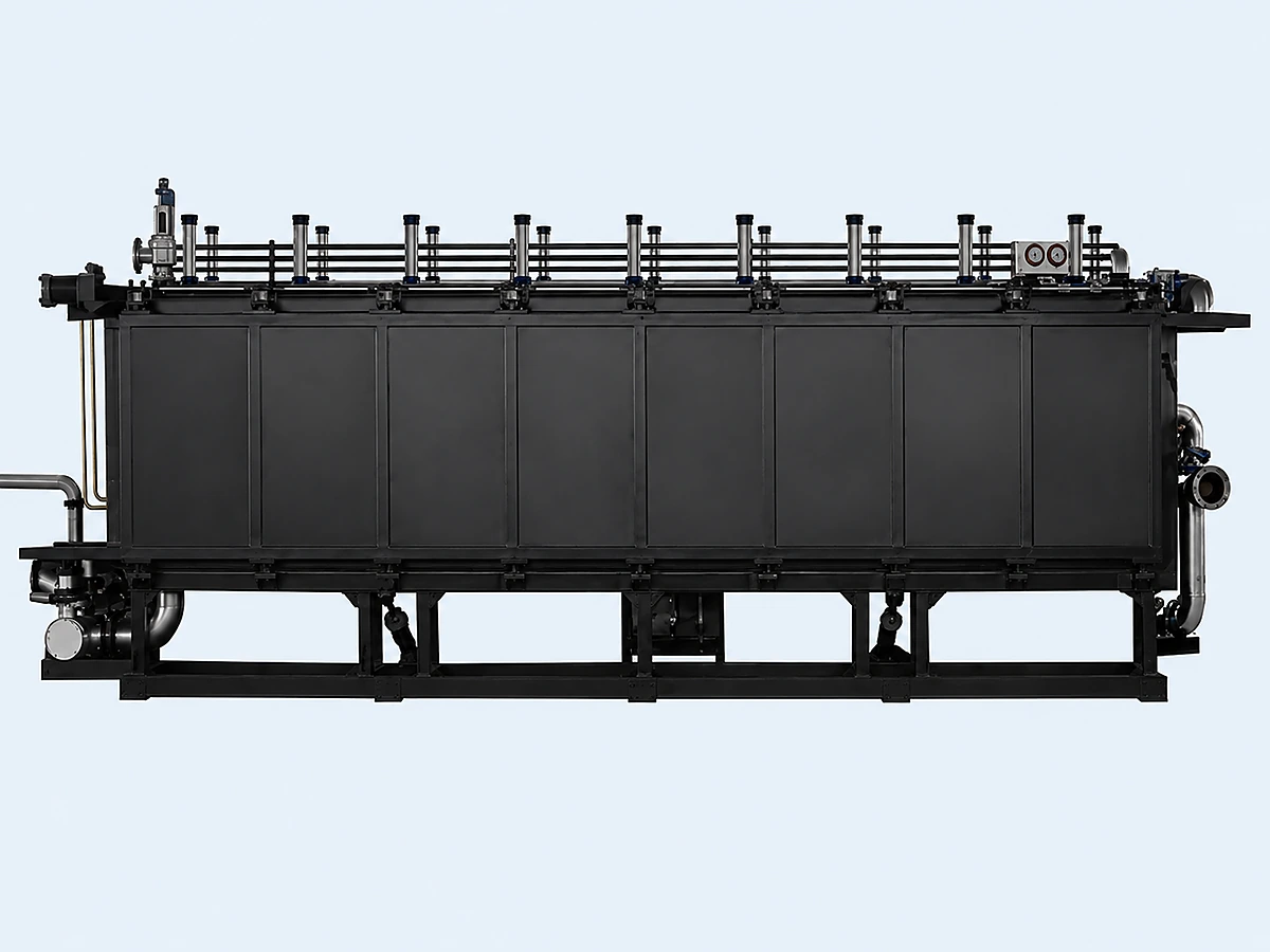 1. Vertical Block Mold Body (Type 20G Boiler-Grade Steel)