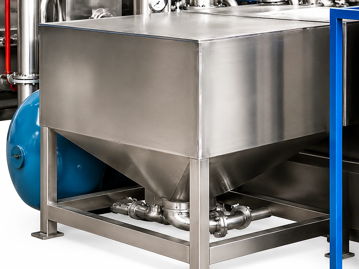 4. Weighing / Feeding Unit (Gravimetric Hopper + Sealed Transfer)