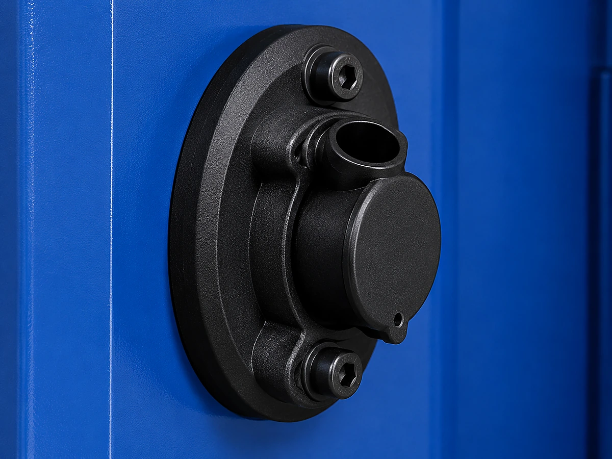 5. Discharge Outlet (Sealed Flanged Port + Rotary Airlock Compatible)