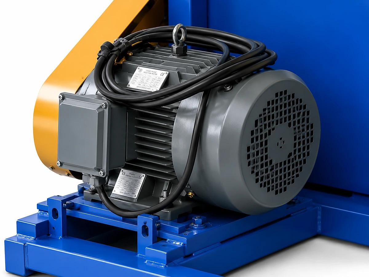 3. Powerful Drive Motor + Reducer (17 kW IP55 + Hardened-Gear Reducer)