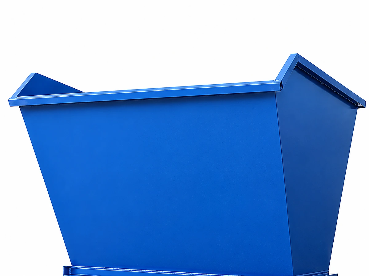 1. Large Feed Hopper (Trapezoidal Wide-Mouth Inlet)