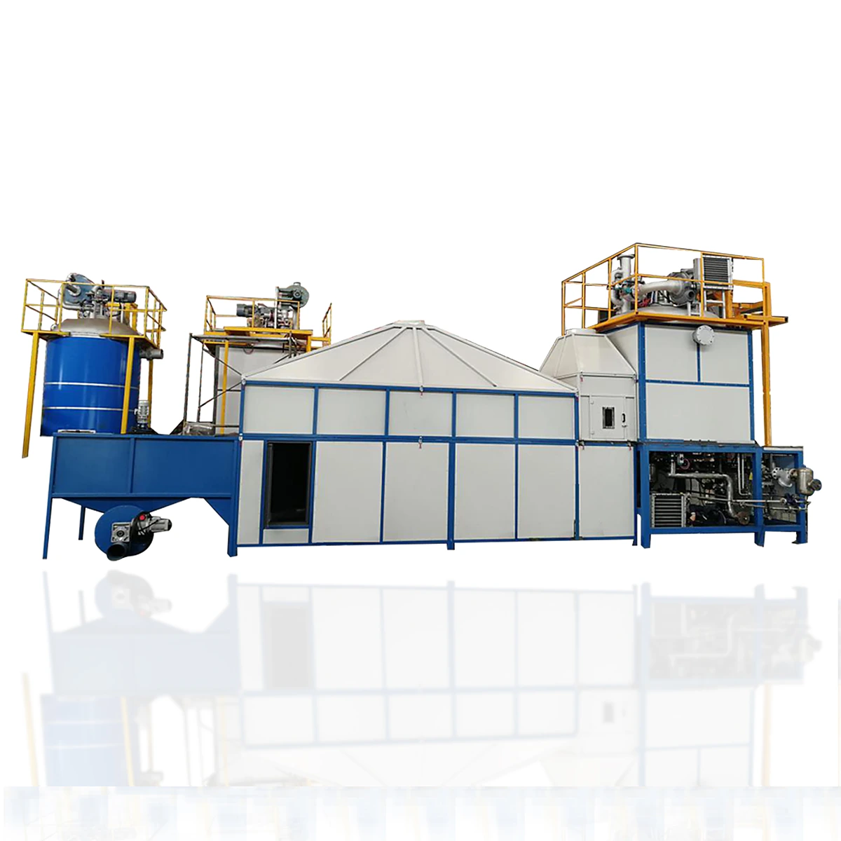 PE-1400 EPS Batch Pre-Expander Machine · 700-900 kg/h, ±0.5 kg/m³ Density - EPS machinery manufacturer