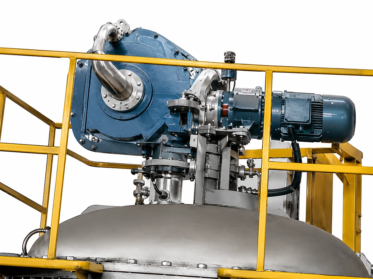 2. Agitator Drive Unit (Bottom-Driven Industrial Reducer)