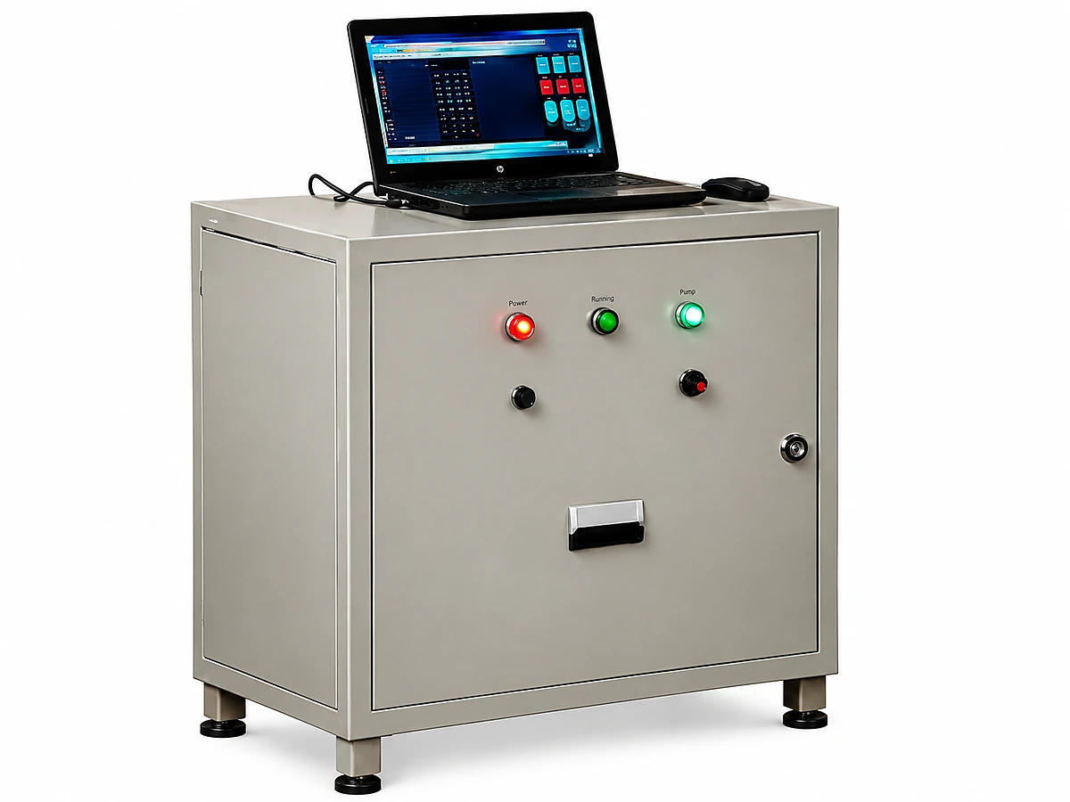 5. Control System (Independent Cabinet + PLC + CAD/CAM PC)