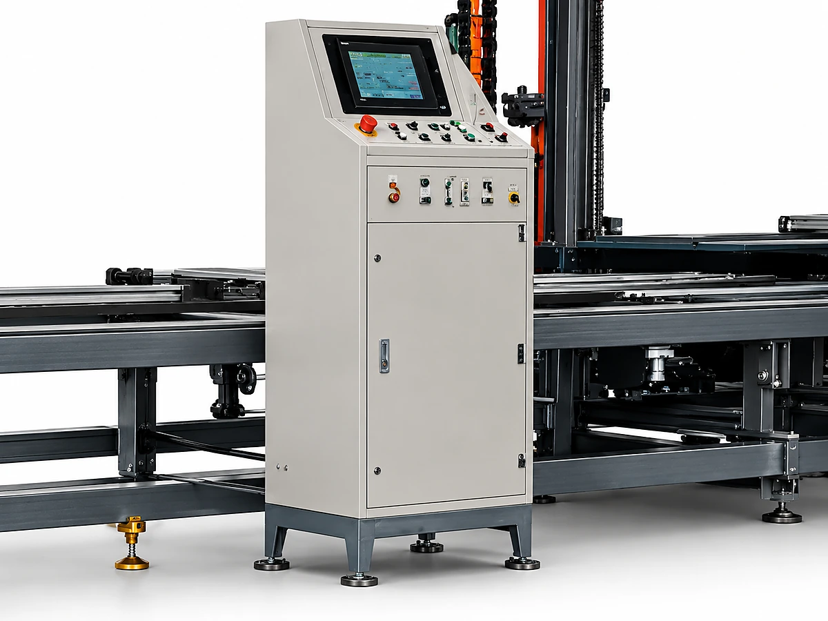 5. Control System (Integrated Line PLC + HMI + CE Safety)