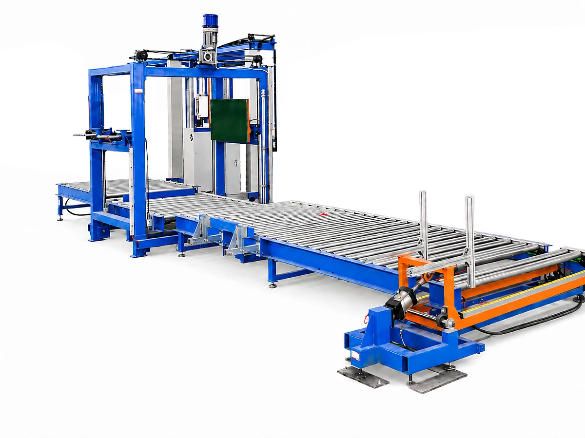4. Output System (Automatic Stacker + Roller Discharge)